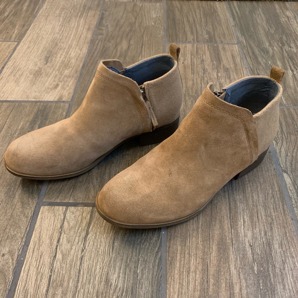 Toms Deia Booties Tan